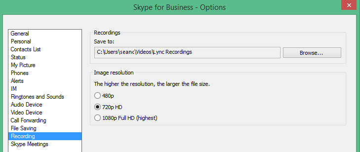 record skype for business meeting mac