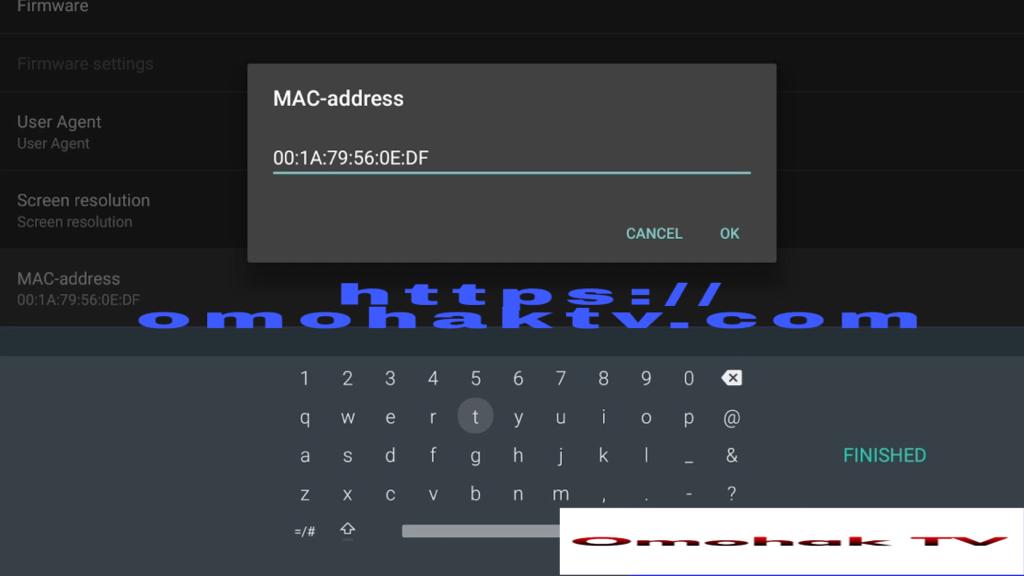 stb emulator mac addresses